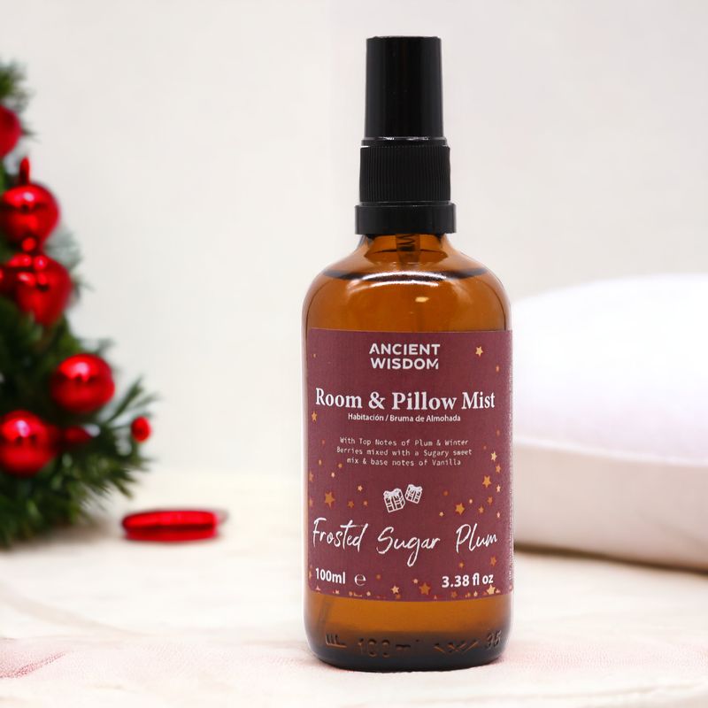 Frosted suikerpruim kamer &amp; kussenspray