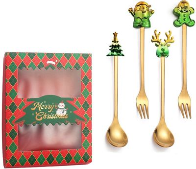 Kerst bestek set 4pcs