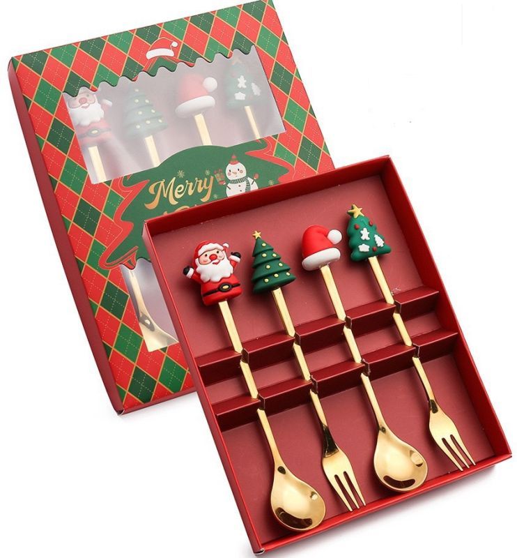 Kerst bestek set 4pcs PRE ORDER