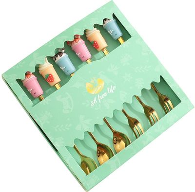 Bestek set Bubble tea 6pcs