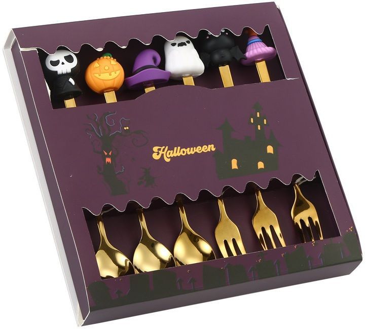 Bestek set halloween goud 6pcs PRE ORDER