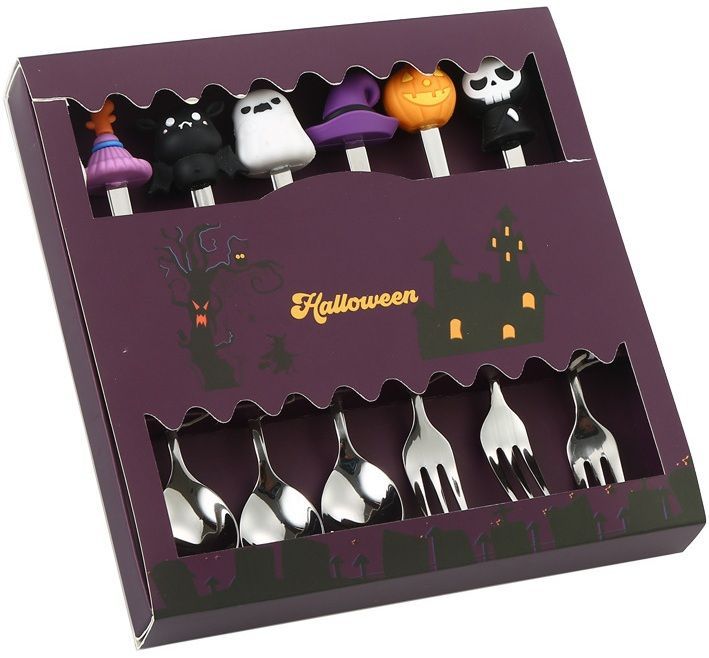 Bestek set halloween zilver 6pcs PRE ORDER
