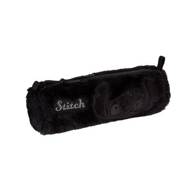 Stitch fluffy etui black