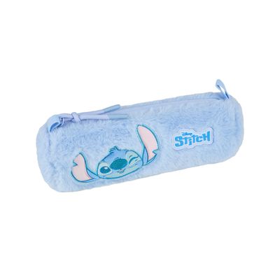 Stitch fluffy etui blue