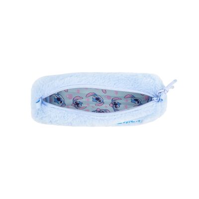 Stitch fluffy etui blue
