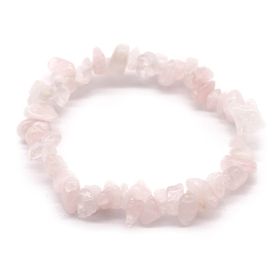 Bruisbal met rozenkwarts armband los