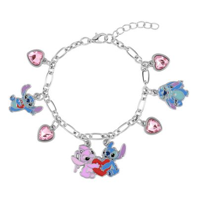 Stitch &amp; Angel charm armband