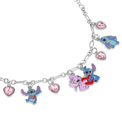 Stitch &amp; Angel charm armband