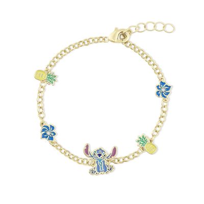 Stitch armband gold