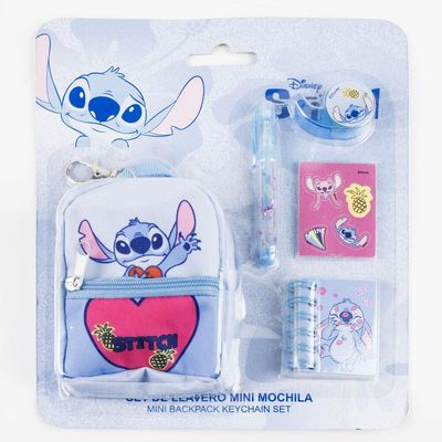 Stitch mini backpack stationary set