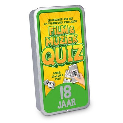 Film en muziek quiz 18 jaar