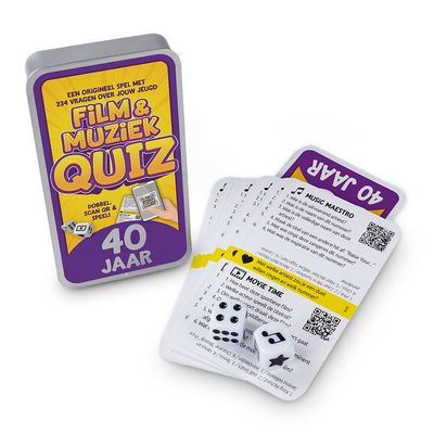 Film en muziek quiz 40 jaar