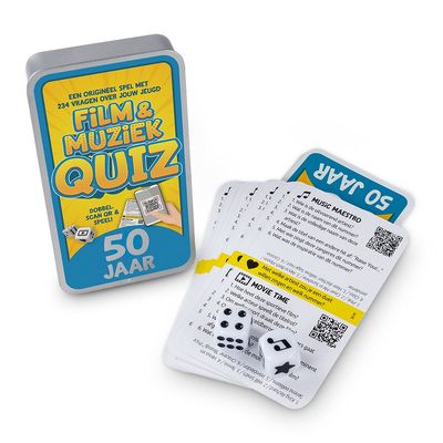 Film en muziek quiz 50 jaar