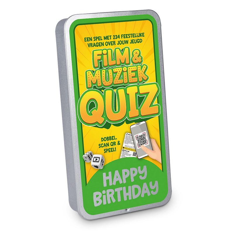 Film en muziek quiz happy birthday