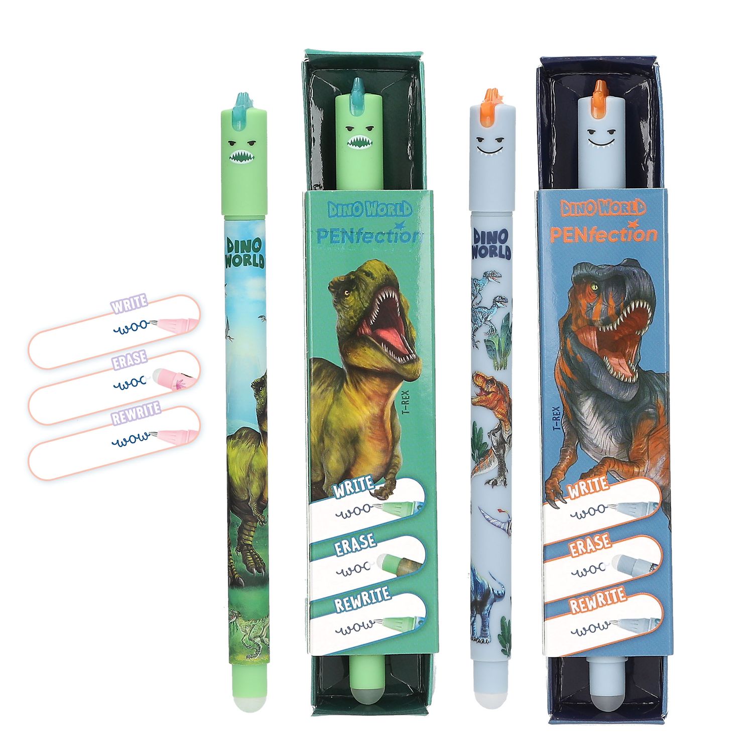 Dino World uitwisbare pen