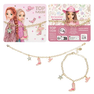 TOPModel armband met bedels COWGIRL