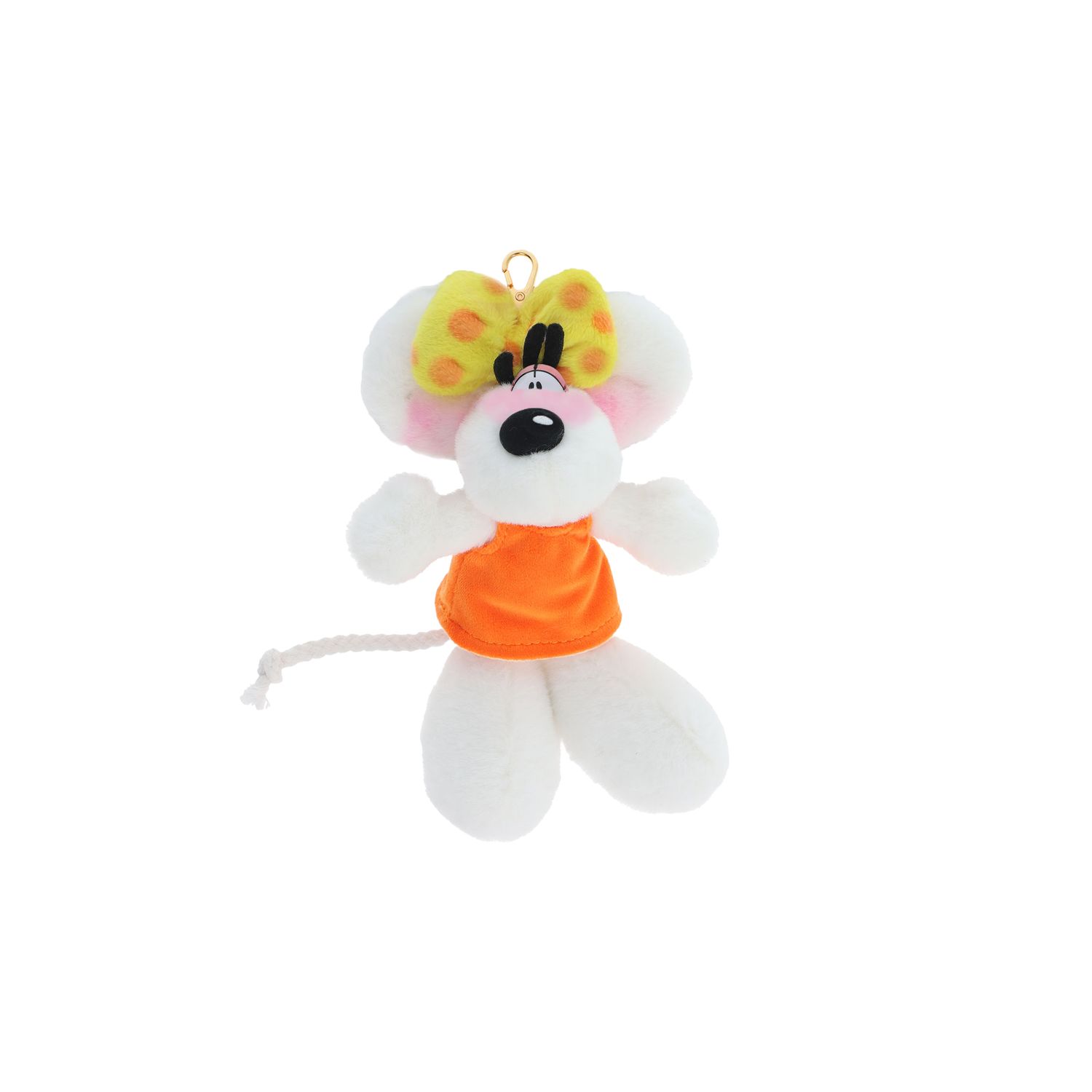 Diddlina oranje kleedje sleutelhanger 15cm