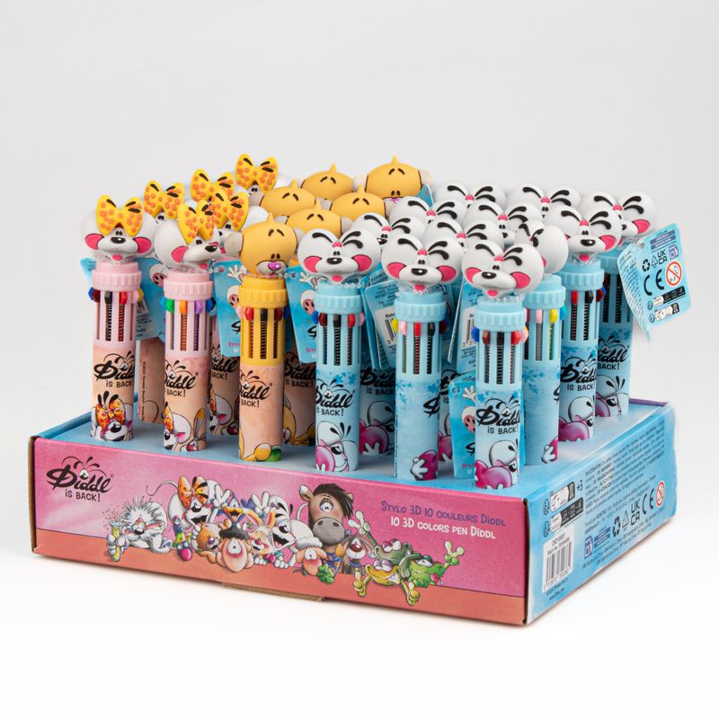 Diddl 10 kleuren pen