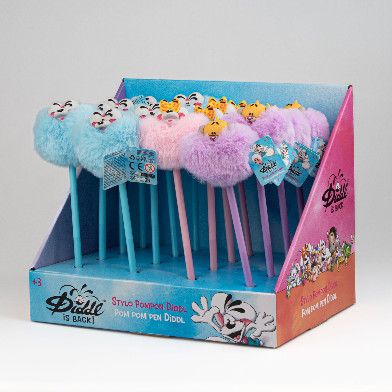 Diddl pompon stylo