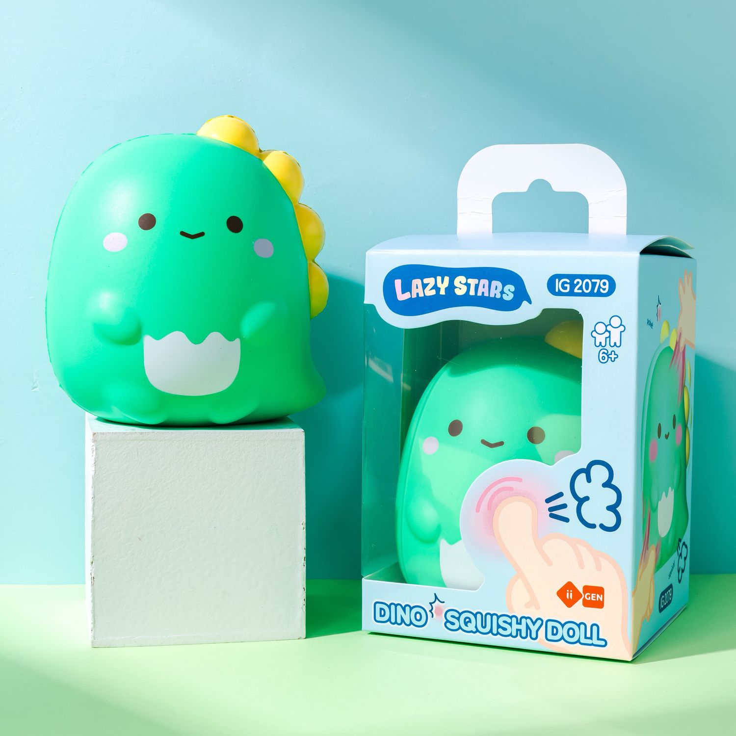 Lazy Stars Dino Squish