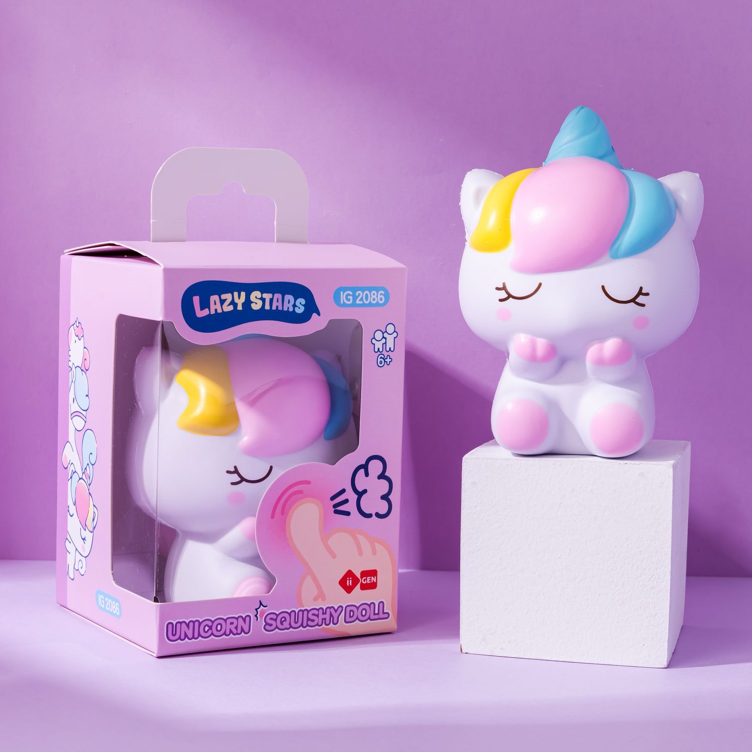 Lazy Stars Unicorn Squish