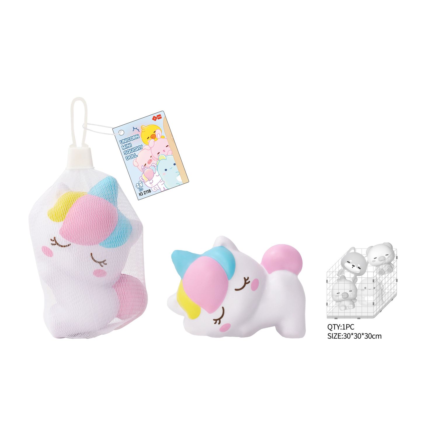 Lazy Stars Squish hand unicorn