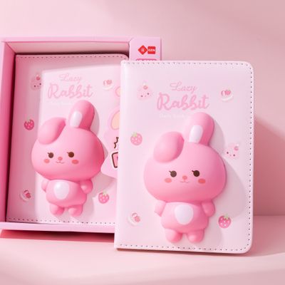 Lazy Stars Squish notitieboek konijn 10x15cm