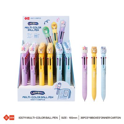 Lazy Stars 6 kleurenpen animal 3