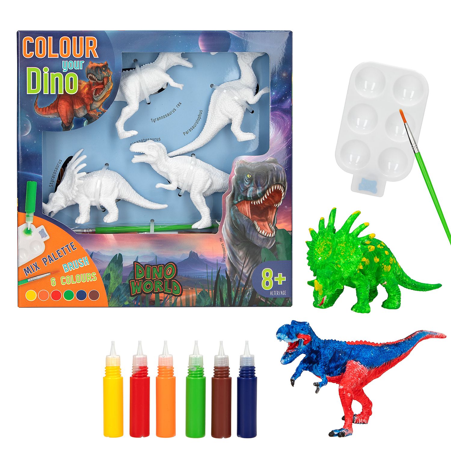 Dino World colour your dino