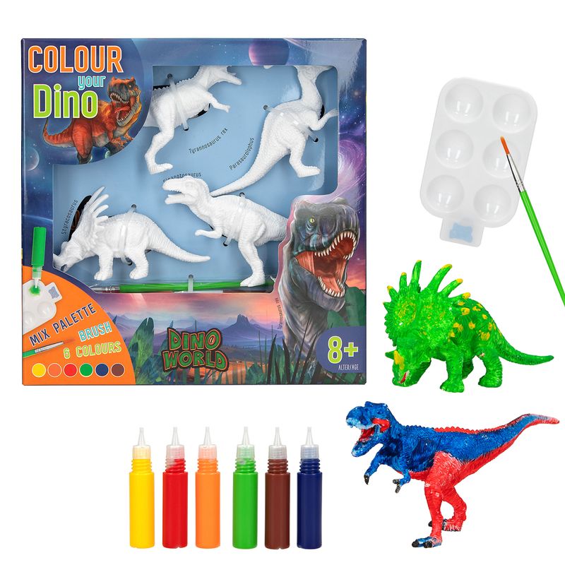 Dino World colour your dino