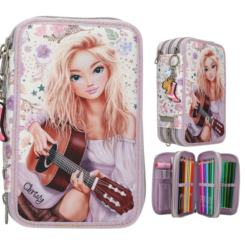 TOPModel 3-vaks etui COWGIRL