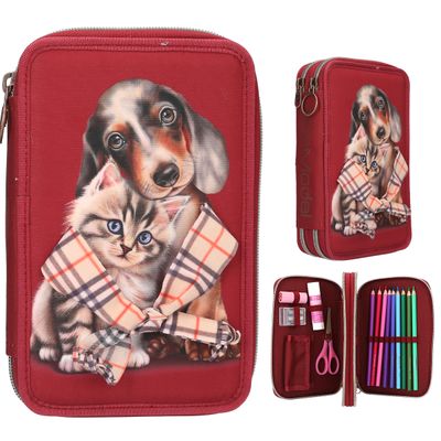 TOPModel 2-vaks etui FUR EVER FRIENDS