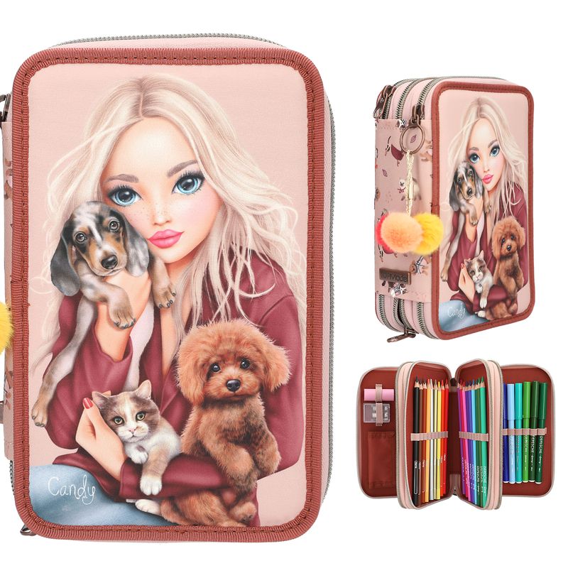 TOPModel 3-vaks etui FUR EVER FRIENDS