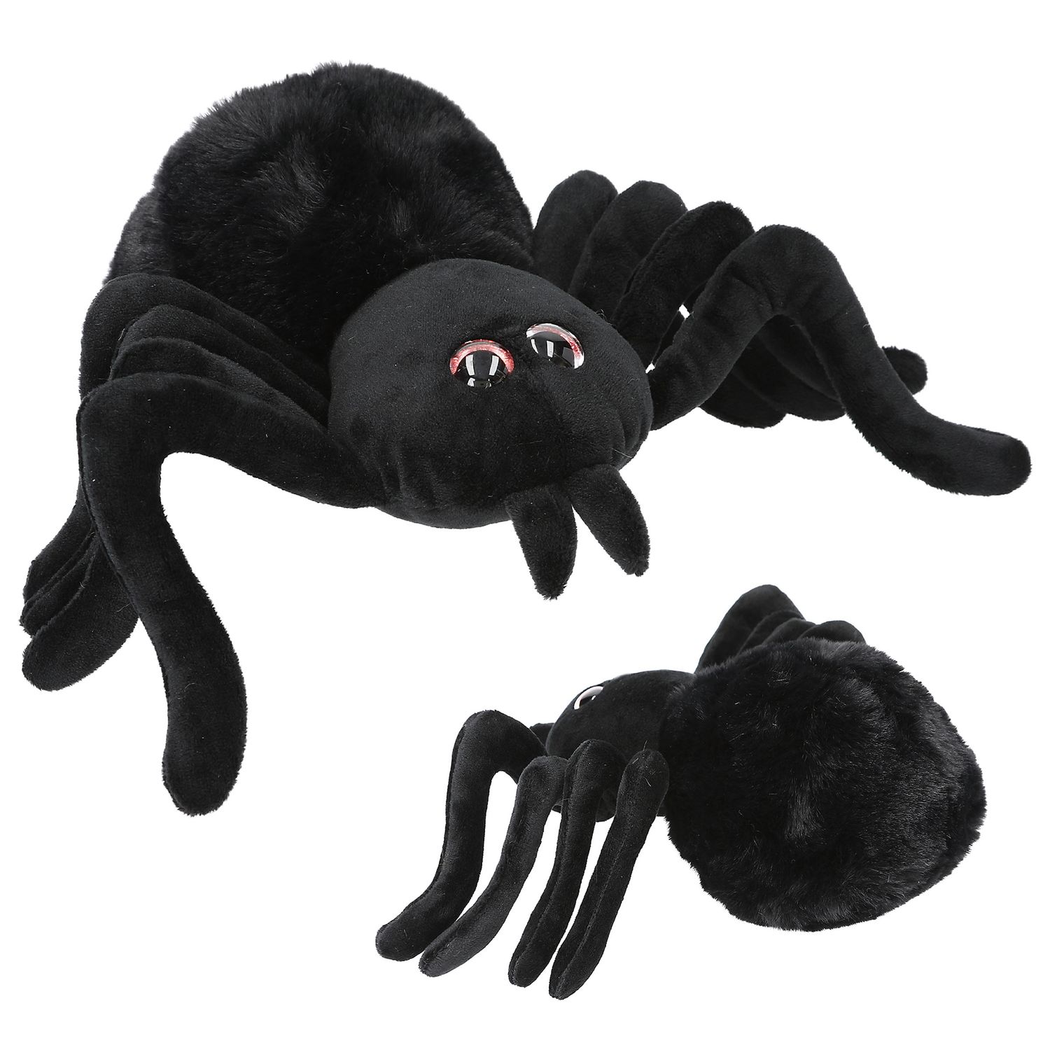 Adventure World knuffel spin 20cm Zwart