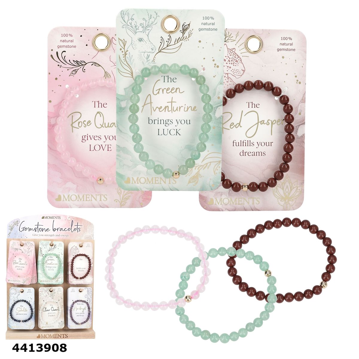 Heart Moments edelsteen armband