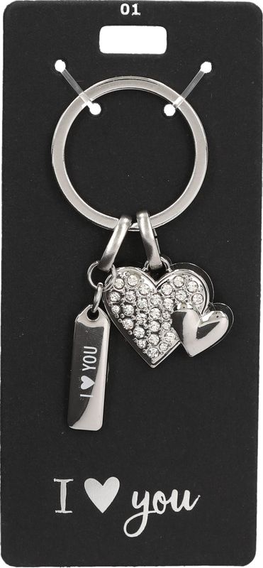 Glamour sleutelhanger I love you