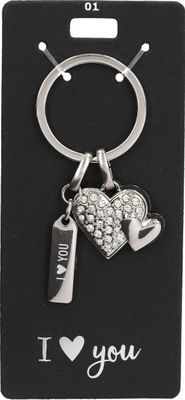 Glamour sleutelhanger I love you