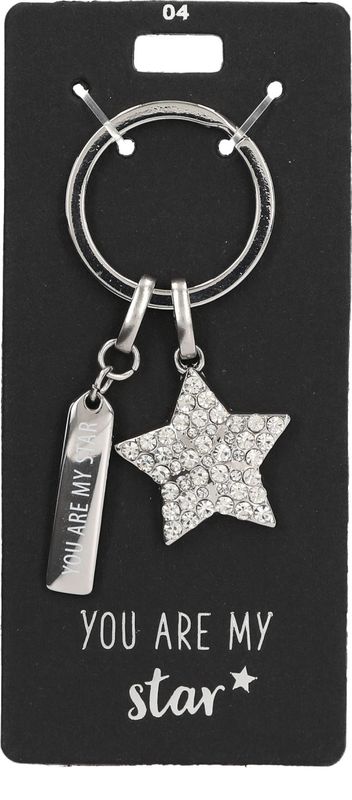 Glamour sleutelhanger you are my star