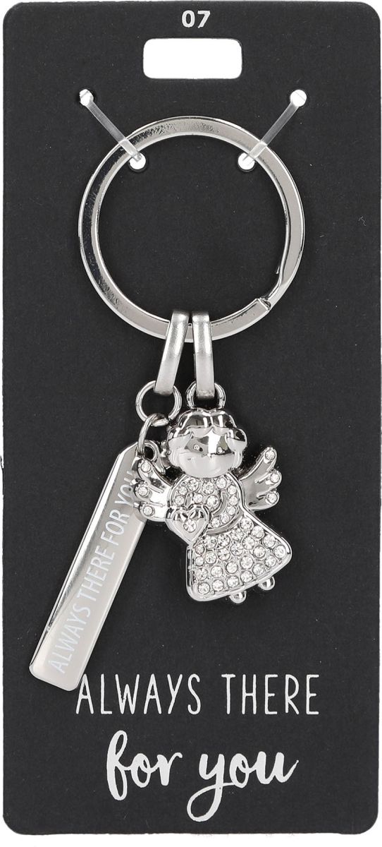 Glamour sleutelhanger always there for you