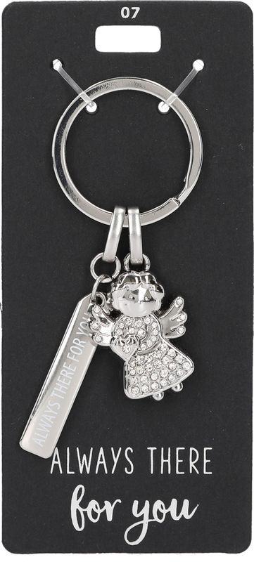 Glamour sleutelhanger always there for you