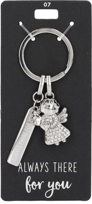 Glamour sleutelhanger always there for you