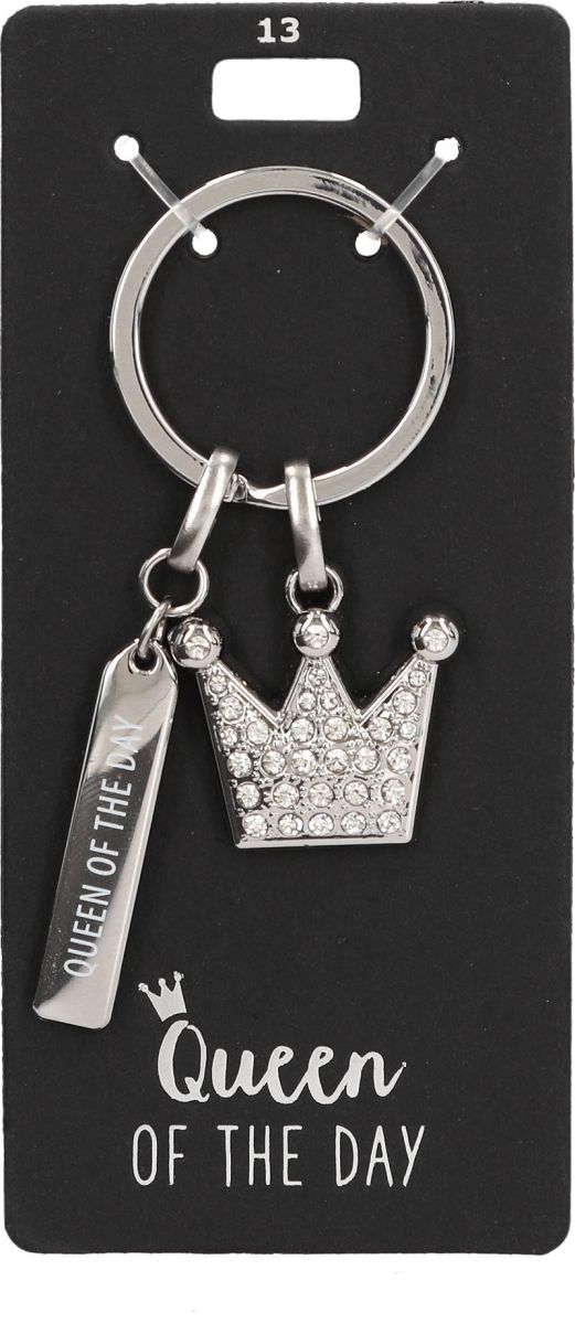 Glamour sleutelhanger queen of the day