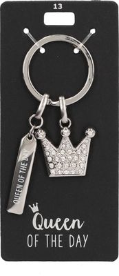 Glamour sleutelhanger queen of the day