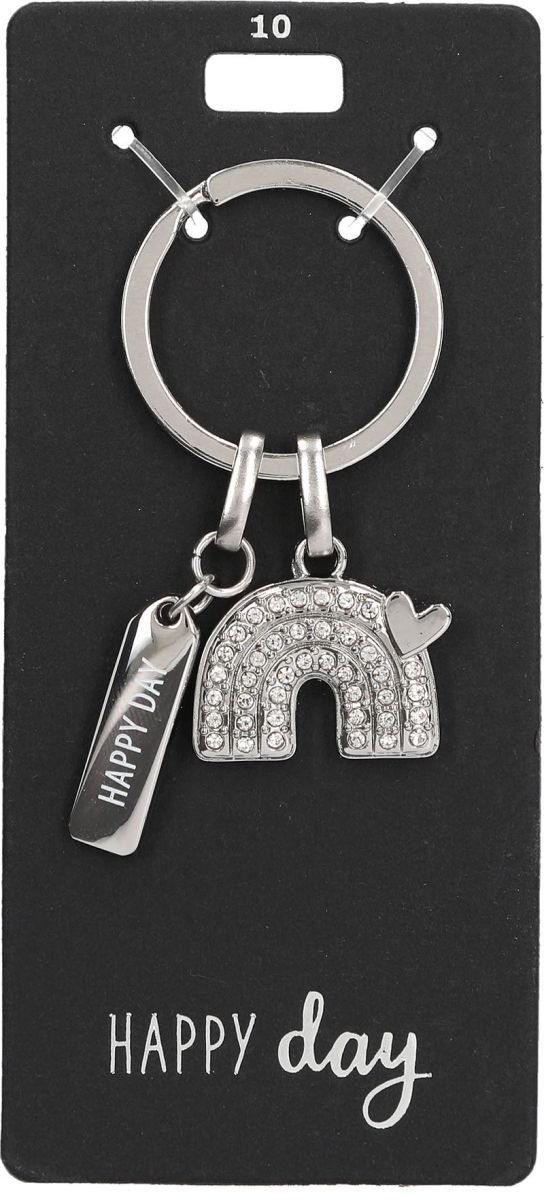 Glamour sleutelhanger happy day