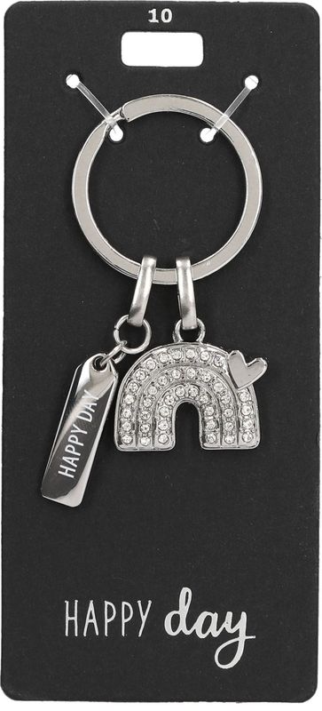 Glamour sleutelhanger happy day