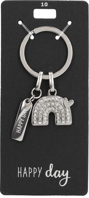 Glamour sleutelhanger happy day