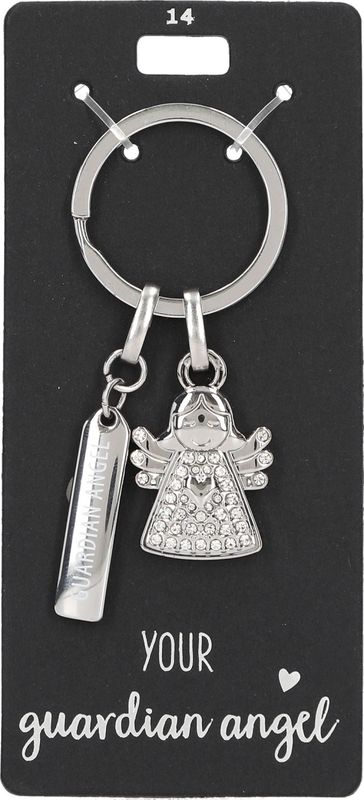 Glamour sleutelhanger your guardian angel