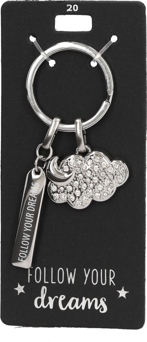 Glamour sleutelhanger follow your dreams