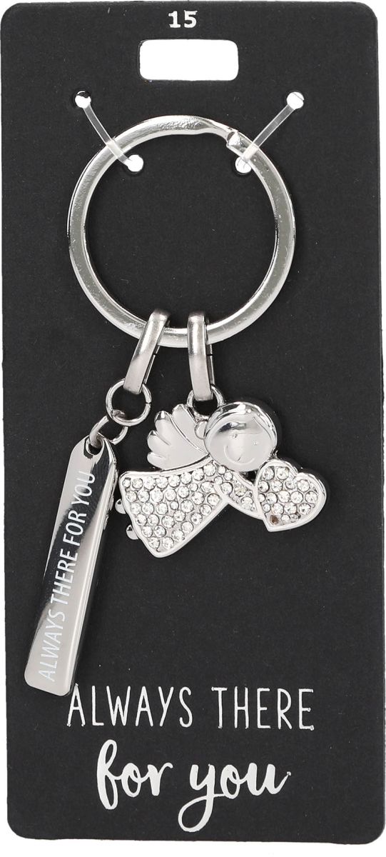 Glamour sleutelhanger always there for you