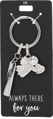 Glamour sleutelhanger always there for you